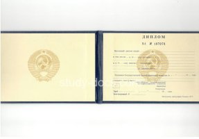 Диплом техникума ссср старого образца в Томске
